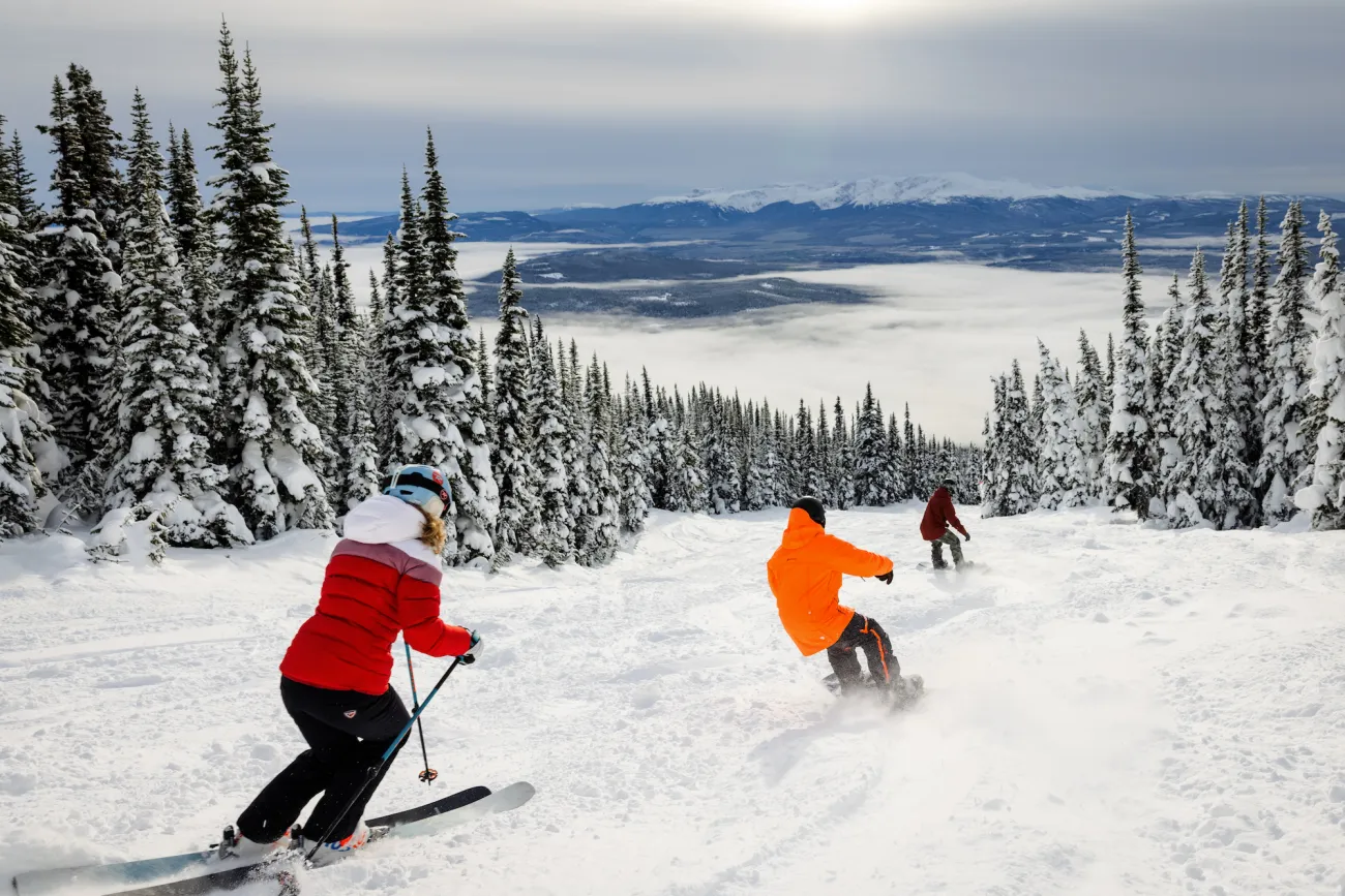 Hudson Bay Mountain Resort Smithers BC skiing inversion